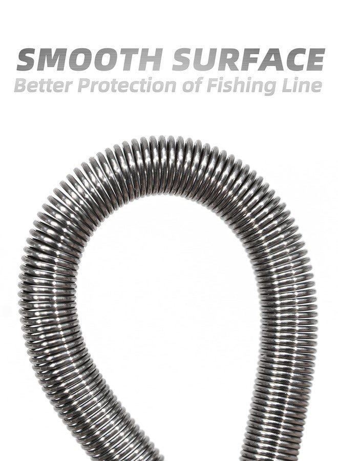 BLUEWING 304 Stainless Steel Spring Chafe Guard 20pcs Line Loop Protector Fishing Accessory Wire Loop for Protecting Fish Line Chafing Gear - Image 4